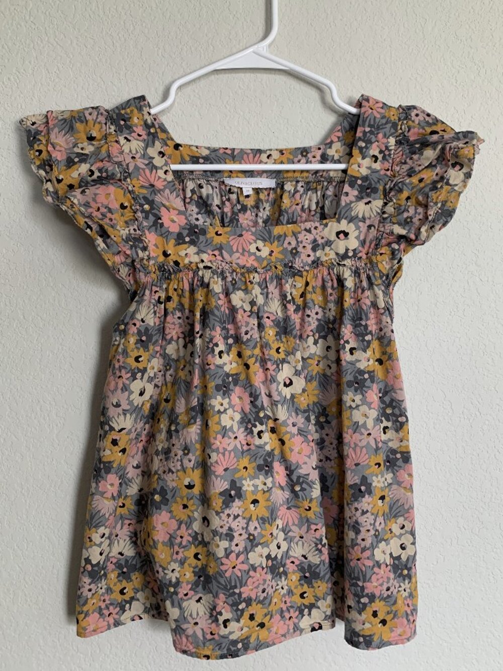 Olivaceous Floral Blouse